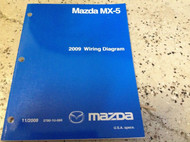 2009 Mazda MX-5 MX5 Miata Electrical Wiring Diagram Troubleshooting Manual EWD