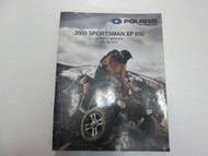 2009 Polaris Sportsman XP 850 Service Shop Repair Workshop Manual FACTORY NEW