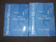 2010 Ford Edge Lincoln MKX Service Shop Workshop Repair Manual Set OEM Factory