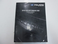 2010 Polaris Sportsman 550 Service Repair Workshop Shop Manual New Factory
