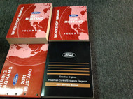 2011 FORD MUSTANG GT COBRA MACH Service Shop Repair Manual Set W EWD & PCED