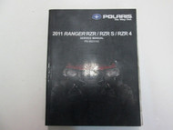 2011 Polaris Ranger RZR RZR S RZR 4 Service Repair Workshop Shop Manual NEW