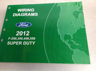 2012 Ford F-250 F350 F250 450 550 Wiring Electrical Diagram Manual NEW