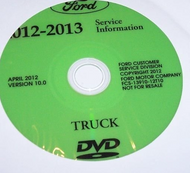 2012 Ford TRUCK F-250 F350 F250 450 550 Service Shop Repair Manual ON CD NEW