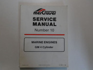 1989 MerCruiser # 10 Marine Engines GM 4 Cylinder Service Shop Repair Manual x