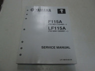 2012 Yamaha Marine F115A LF115A Service Repair Shop Workshop Manual New