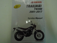 2013 2014 2015 2016 2017 YAMAHA TW200 TRAILWAY TW 200 Owners Service Manual NEW