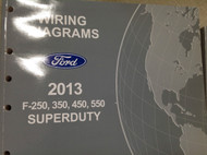 2013 Ford TRUCK F-250 F350 F250 450 550 Wiring Electrical Diagram Manual EWD