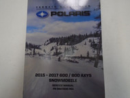 2015 2016 2017 Polaris 600 800 AXYS Snowmobile Service Repair Repair Manual NEW