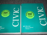 2007 07 HONDA CIVIC Shop Repair Service Manual SET FACTORY OEM BOOKS BRAND NEW