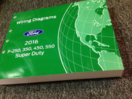2016 Ford TRUCK F-250 F350 F250 450 550 Wiring Electrical Diagram Manual OEM EWD