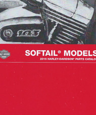 2016 Harley Davidson SOFTAIL MODELS Parts Catalog Manual NEW