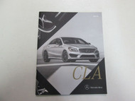 2016 Mercedes Benz CLA Class Sales Brochure Manual FACTORY BOOK 16 DEALERSHIP