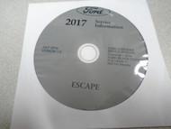 2017 FORD ESCAPE Workshop Service Shop Repair Information Manual ON CD NEW OEM