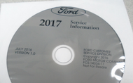 2017 FORD EXPLORER & Police Service Shop Repair Information Manual ON CD NEW