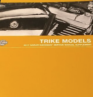 2017 Harley Davidson TRIKE Models Service Shop Repair Manual SUPPLEMENT NEW 2017