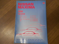 990 Nissan Maxima Wiring Diagram Service Repair Manual FACTORY OEM BOOK 90
