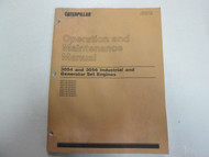 Caterpillar 3054 3056 Industrial Generator Set Engines Op & Maintenance Manual