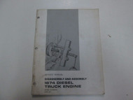 Caterpillar 1674 Diesel Truck Engine Disassembly Assembly Service Manual STAINED