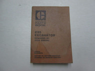 Caterpillar 235 Excavator 3306 Engine Parts Book Manual 32K789 32K1300 WATER