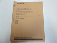 Caterpillar 3208 Truck Engine Operation & Maintenance Manual STAINED FACTORY OEM
