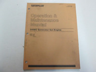 Caterpillar 3406C Generator Set Engine Operation & Maintenance Manual STAINS OEM