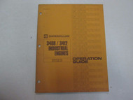 Caterpillar 3408 3412 Industrial Engines Operation Guide Manual STAINS FACTORY