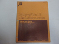 Caterpillar 3408 3412 Industrial Engines Operation Maintenance Manual SEBU541503