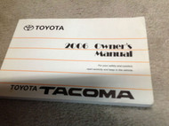 2006 TOYOTA TACOMA Owners Manual FACTORY DEALERSHIP NICE TOYOTA OEM GOVE BOX x