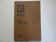 Caterpillar 613 Tractor Parts Book 71M2549-UP Parts Manual CATERPILLAR USED OEM