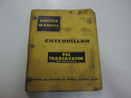 Caterpillar 955 Traxcavator Service Repair Manual BINDER STAINED WORN FACTORY