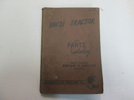 Caterpillar DW21 Tractor Parts Catalog Manual 8W1061 TO 8W1720 WORN STAINED OEM