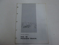 Caterpillar No.16 Power Train Service Repair Shop Manual MINOR STAINS OEM DEAL