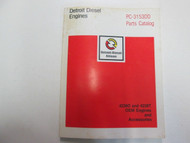 Detroit Diesel Allison PC-3153DD 4239D 4239T Engines Parts Catalog Manual STAINS