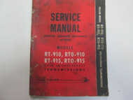 EATON Fuller Models RT RTO 910 915 Roadranger Transmissions Service Manual STAIN