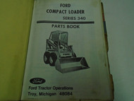 Ford Tractor 340 Series Parts Catalog Manual Factory OEM Book Rare Used Guide