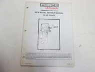 Force Outboards 25 HP Force New Model Service Manual STAINED FACTORY OEM DEAL