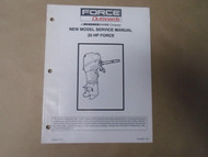 Force Outboards New Model Service Manual 25 HP Force 90-828625 Boat Brunswick***
