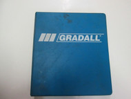 Gradall XL 4100 4200 Hydraulic Excavators Crawler Mount Parts Manual BINDER
