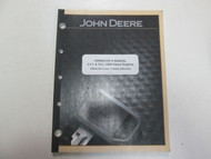 John Deere 2.4 L 3.0 L Diesel Engines Operators Manual OMRG34851 17JUN03 STAIN