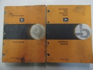 John Deere 595D Excavator Service & Part Catalog Manual Used Wear OEM Book ***
