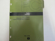 John Deere 200 210 212 214 Lawn & Garden Tractors Parts Catalog PC-1473 Used ***