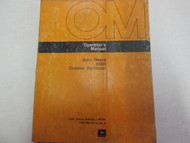 John Deere 450D Crawler Bulldozer Operators Owner Manual Factory OEM Book Used