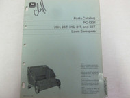 John Deere Lawn Sweepers 26H 26T 32S 31T 38T PC-1221 Parts Catalog Manual ***