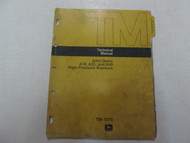 John Deere A18 A25 A40 High Pressure Washers Technical Manual WORN STAINS OEM