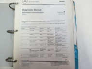 Mercedes Communication Information Volume 1 Service Manual Supplement Updates **