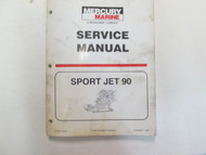Mercury Marine Service Shop Manual Sport Jet 90 OEM Boat 90-824724