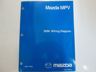 2006 Mazda MPV Van Electrical Wiring Diagrams Manual FACTORY OEM BOOK 06