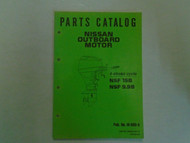 Nissan Marine Outboard Motor 4-Stroke NSF 15B/9.9B Parts Catalog Manual OEM Book