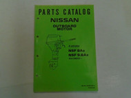 Nissan Marine Outboard Motor 4-Stroke NS 8A²/9.8² Parts Catalog Manual OEM Book
